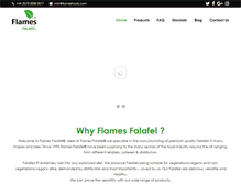 Tablet Screenshot of flamesfalafel.com